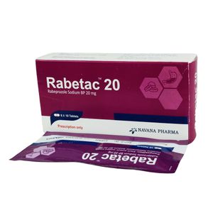 Rabetac 20 mg Tablet (Enteric Coated)