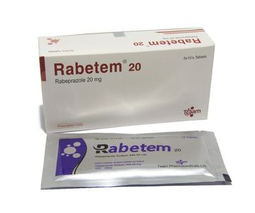 Rabetem 20 mg Tablet (Enteric Coated)