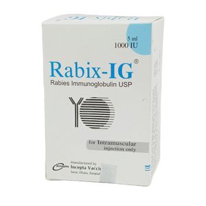 Rabix-IG 1000 IU/5 ml IM Injection