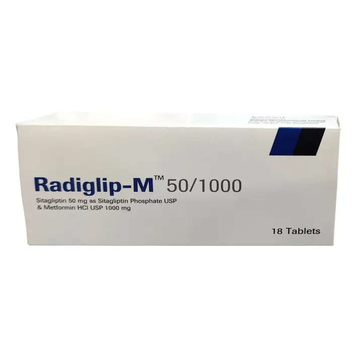 Radiglip-M 50 mg+1000 mg Tablet (Extended Release)