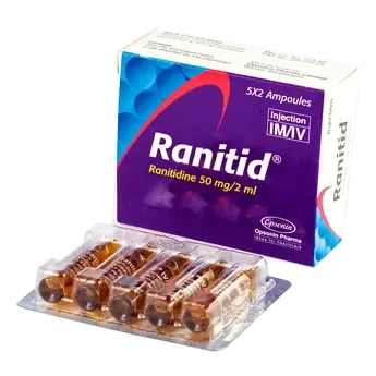 Ranitid 50 mg/2 ml IM/IV Injection