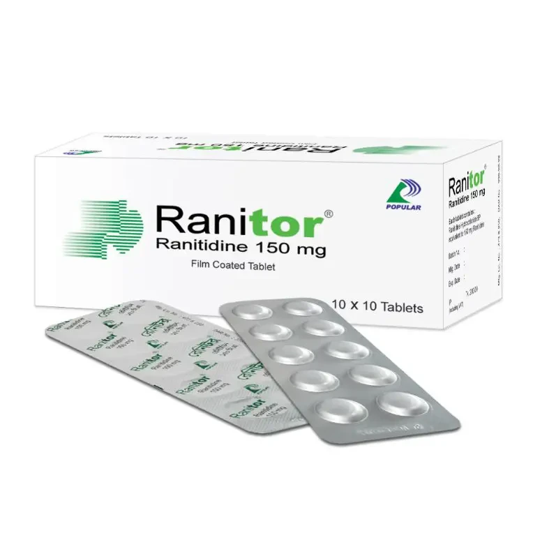 Ranitor 150 mg Tablet