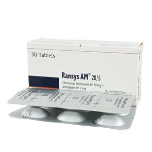 Ransys AM 5 mg+40 mg Tablet