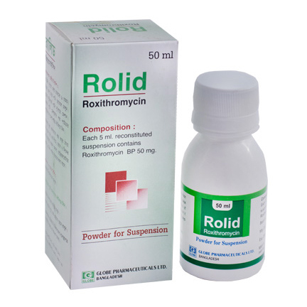 Rolid 50 mg/5 ml Powder for Suspension