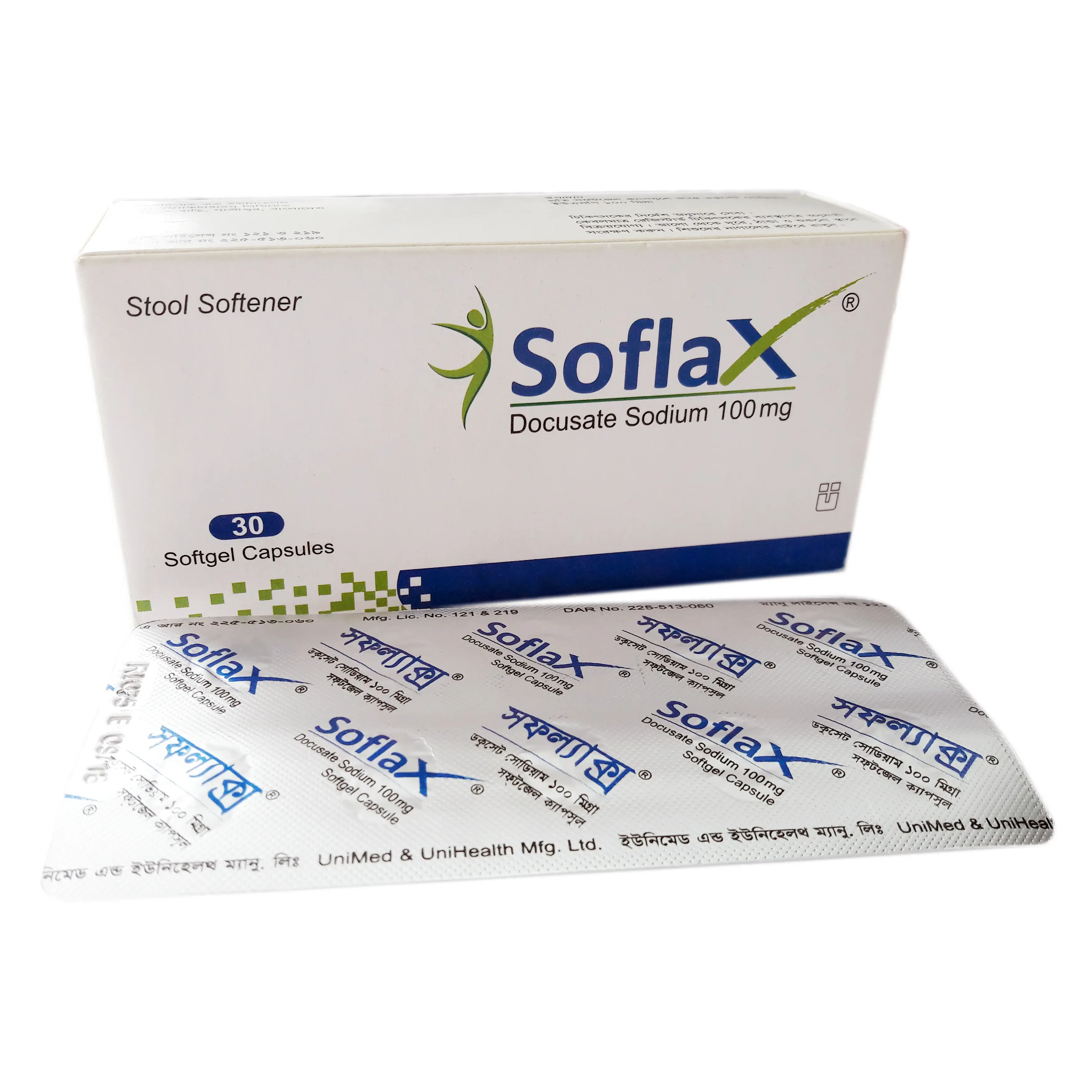 Soflax 100 mg Capsule