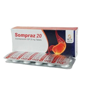 Sompraz 20 mg Capsule (Enteric Coated Pellets)