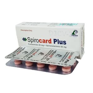 Spirocard Plus 20 mg+50 mg Tablet