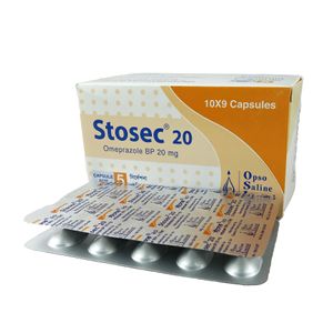 Stosec 20 mg Capsule (Enteric Coated Pellets)