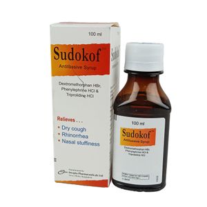 Sudokof (20 mg+10 mg+2.5 mg)/5 ml Syrup