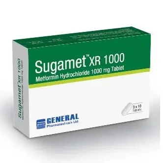 Sugamet XR 1000 mg Tablet (Extended Release)