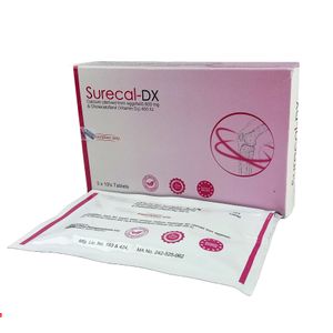 Surecal-D 600 mg+400 IU Tablet