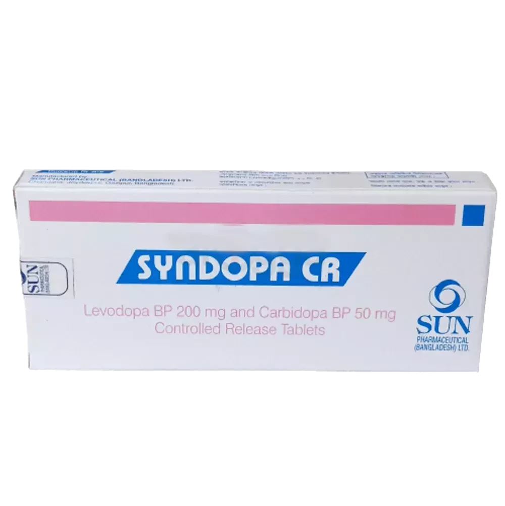 Syndopa CR 200 mg+50 mg Tablet (Controlled Release)