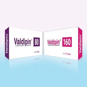 Valdipin 5 mg+160 mg Tablet