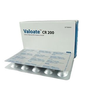 Valoate CR 200 mg Tablet (Controlled Release)