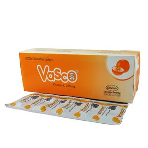 Vasco 250 mg Chewable Tablet