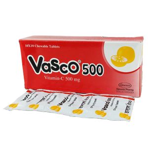 Vasco 500 mg Chewable Tablet