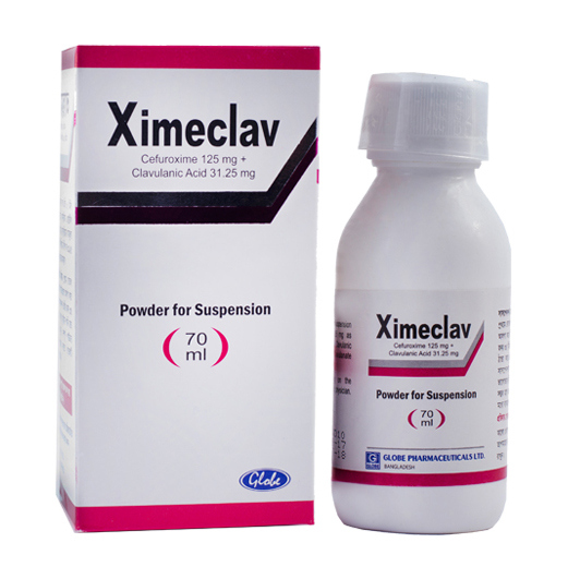 Ximeclav (125 mg+31.25 mg)/5 ml Powder for Suspension