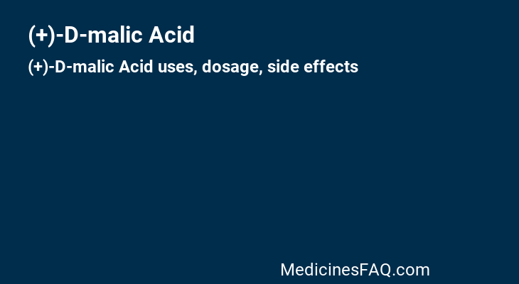 (+)-D-malic Acid