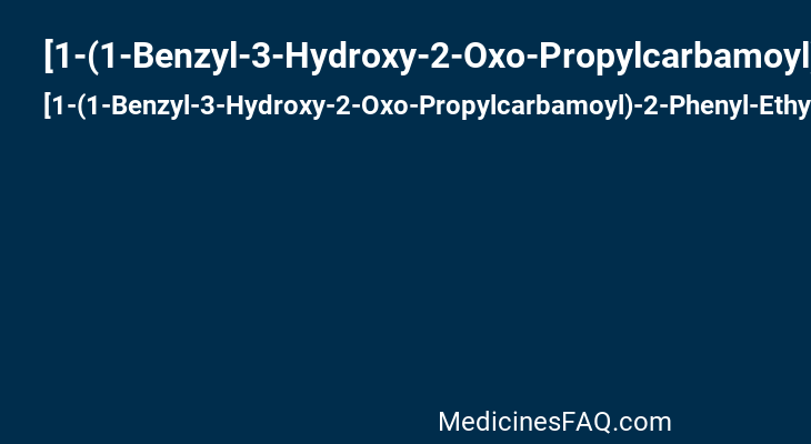 [1-(1-Benzyl-3-Hydroxy-2-Oxo-Propylcarbamoyl)-2-Phenyl-Ethyl]-Carbamic Acid Benzyl Ester