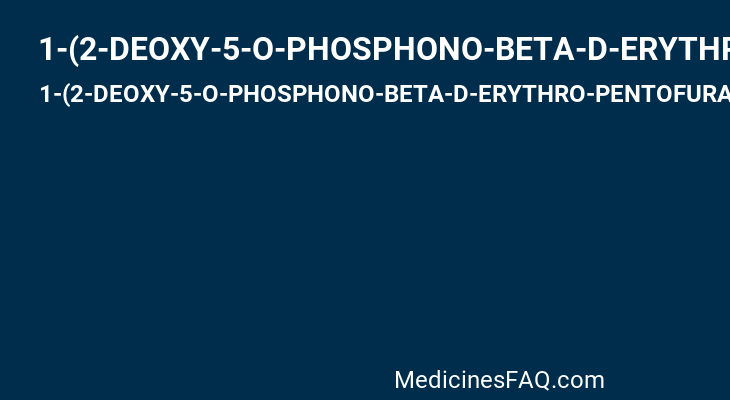 1-(2-DEOXY-5-O-PHOSPHONO-BETA-D-ERYTHRO-PENTOFURANOSYL)-4-METHYL-1H-INDOLE