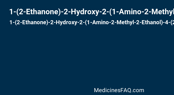 1-(2-Ethanone)-2-Hydroxy-2-(1-Amino-2-Methyl-2-Ethanol)-4-(2-Dimethyl)Ethane-Imidazoline-5-One;Chromophore (Thr-Leu-Gly)