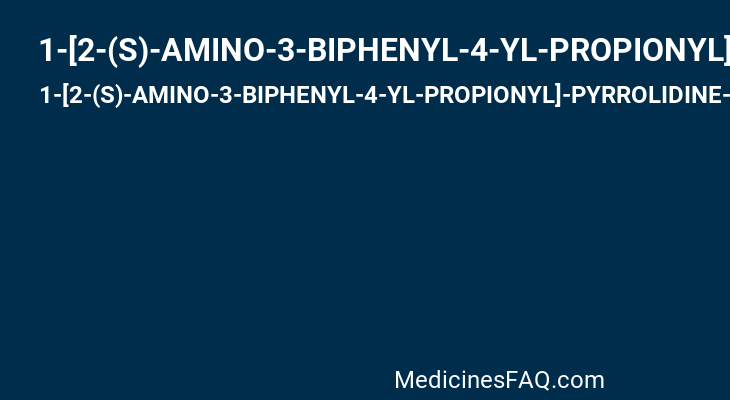 1-[2-(S)-AMINO-3-BIPHENYL-4-YL-PROPIONYL]-PYRROLIDINE-2-(S)-CARBONITRILE