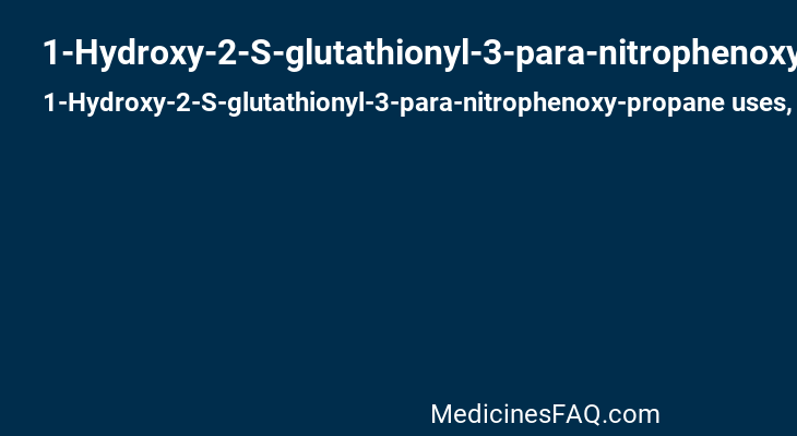 1-Hydroxy-2-S-glutathionyl-3-para-nitrophenoxy-propane