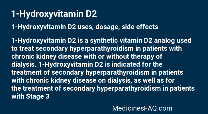 1-Hydroxyvitamin D2
