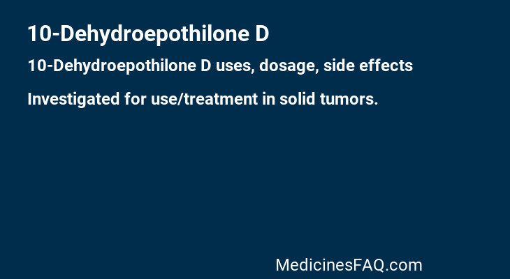 10-Dehydroepothilone D