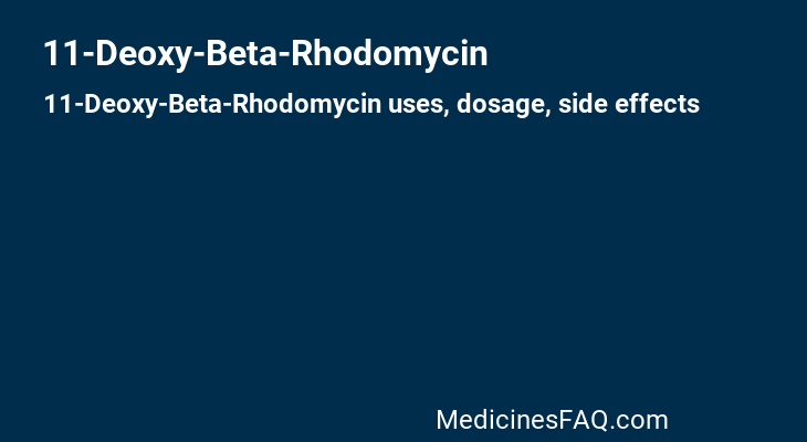 11-Deoxy-Beta-Rhodomycin