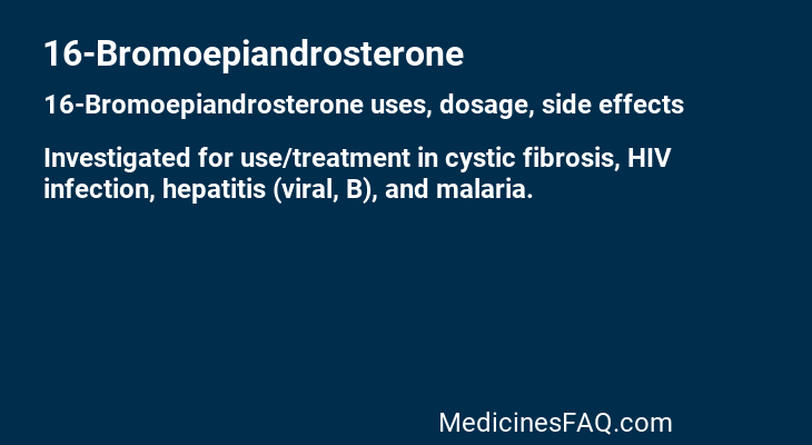 16-Bromoepiandrosterone