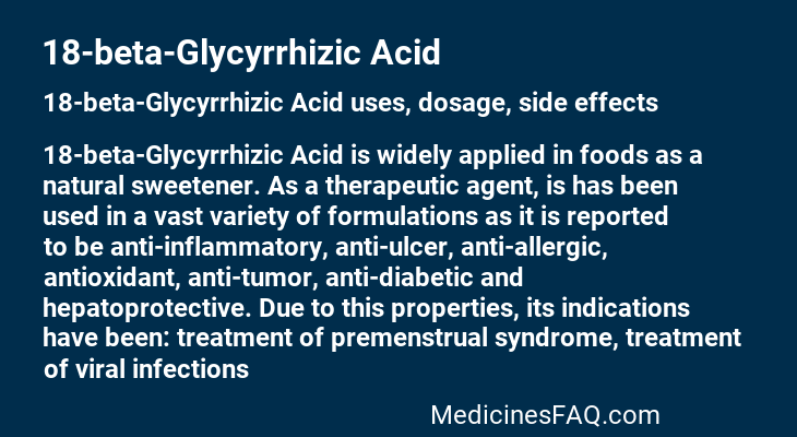 18-beta-Glycyrrhizic Acid