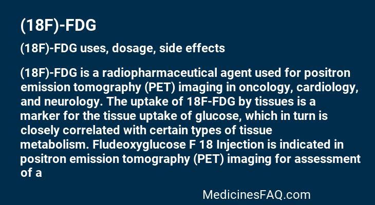 (18F)-FDG