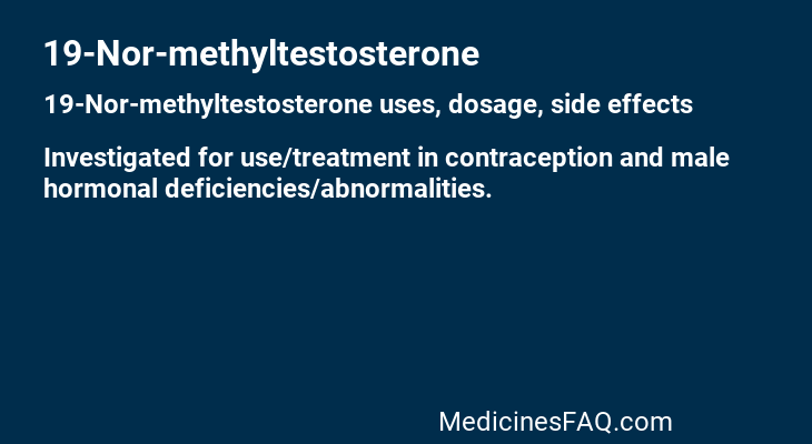 19-Nor-methyltestosterone