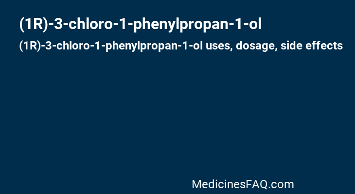 (1R)-3-chloro-1-phenylpropan-1-ol