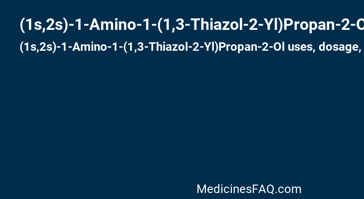 (1s,2s)-1-Amino-1-(1,3-Thiazol-2-Yl)Propan-2-Ol