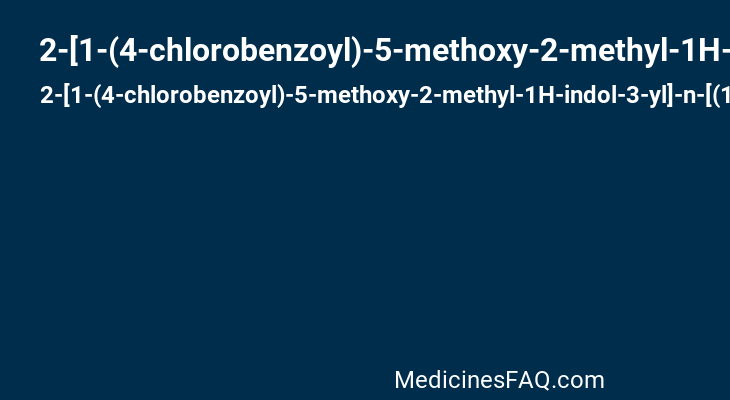 2-[1-(4-chlorobenzoyl)-5-methoxy-2-methyl-1H-indol-3-yl]-n-[(1R)-1-(hydroxymethyl)propyl]acetamide