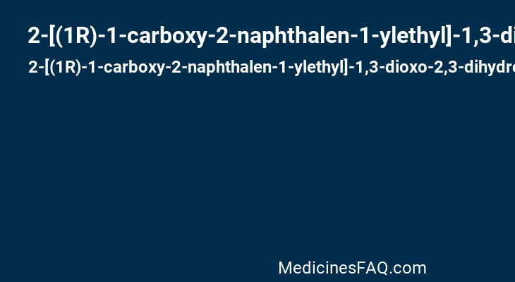 2-[(1R)-1-carboxy-2-naphthalen-1-ylethyl]-1,3-dioxo-2,3-dihydro-1H-isoindole-5-carboxylic acid