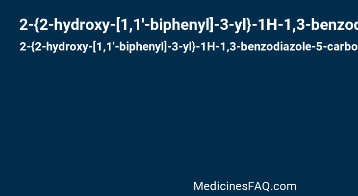 2-{2-hydroxy-[1,1'-biphenyl]-3-yl}-1H-1,3-benzodiazole-5-carboximidamide