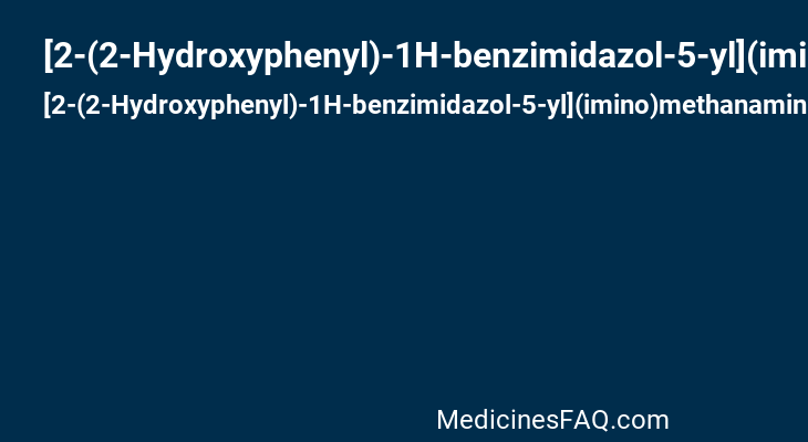 [2-(2-Hydroxyphenyl)-1H-benzimidazol-5-yl](imino)methanaminium