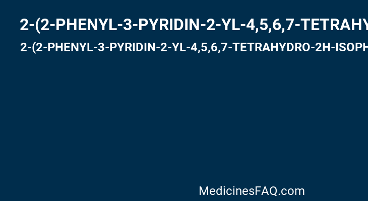 2-(2-PHENYL-3-PYRIDIN-2-YL-4,5,6,7-TETRAHYDRO-2H-ISOPHOSPHINDOL-1-YL)PYRIDINE
