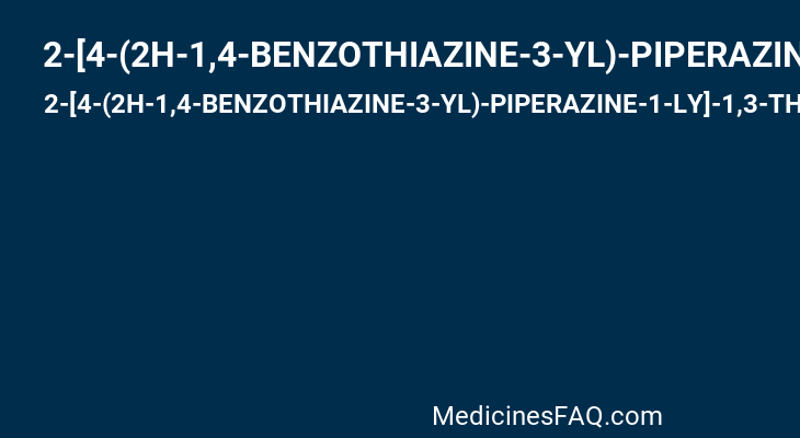 2-[4-(2H-1,4-BENZOTHIAZINE-3-YL)-PIPERAZINE-1-LY]-1,3-THIAZOLE-4-CARBOXYLIC ACID ETHYLESTER