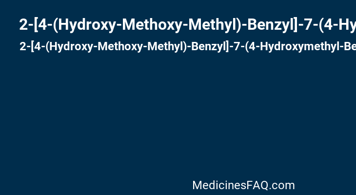 2-[4-(Hydroxy-Methoxy-Methyl)-Benzyl]-7-(4-Hydroxymethyl-Benzyl)-1,1-Dioxo-3,6-Bis-Phenoxymethyl-1lambda6-[1,2,7]Thiadiazepane-4,5-Diol
