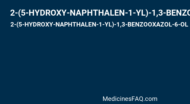 2-(5-HYDROXY-NAPHTHALEN-1-YL)-1,3-BENZOOXAZOL-6-OL