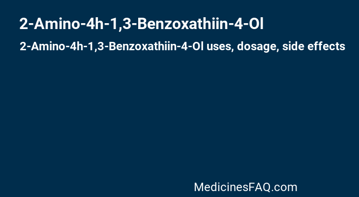 2-Amino-4h-1,3-Benzoxathiin-4-Ol