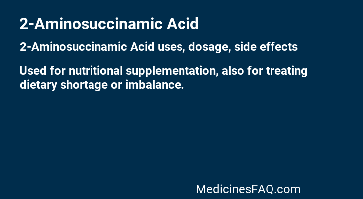 2-Aminosuccinamic Acid
