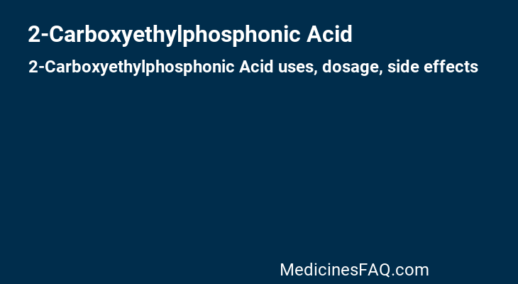 2-Carboxyethylphosphonic Acid