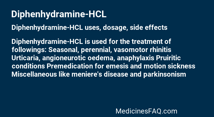 Diphenhydramine-HCL