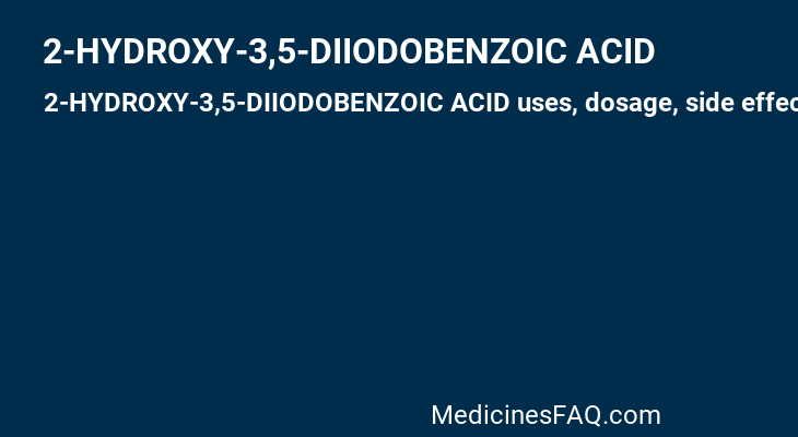 2-HYDROXY-3,5-DIIODOBENZOIC ACID