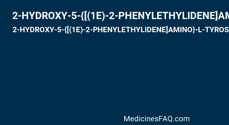 2-HYDROXY-5-{[(1E)-2-PHENYLETHYLIDENE]AMINO}-L-TYROSINE